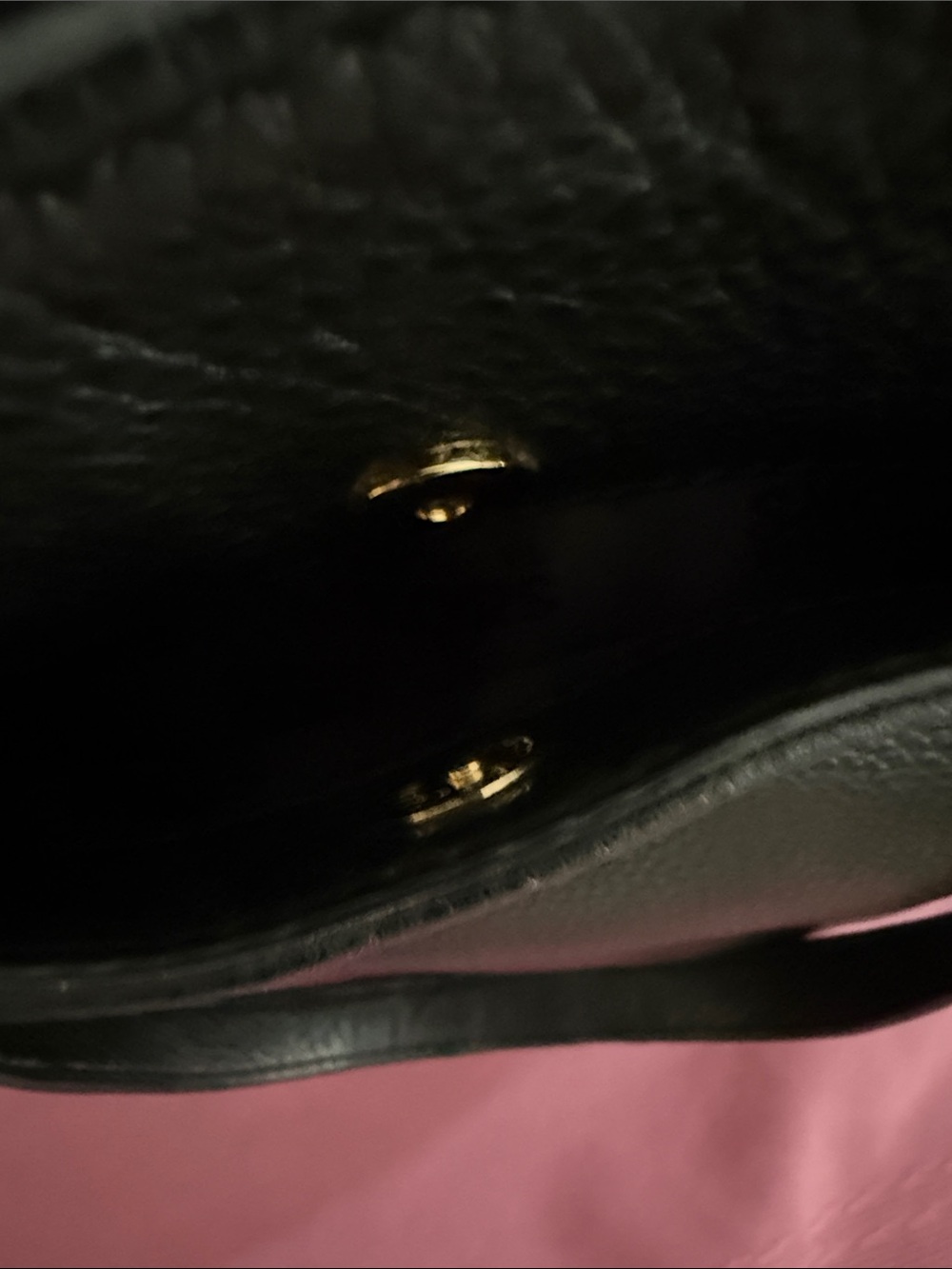 Michael Kors "Fulton Chain" Pebbled Leather Shoulder Bag - Picture 11 of 15